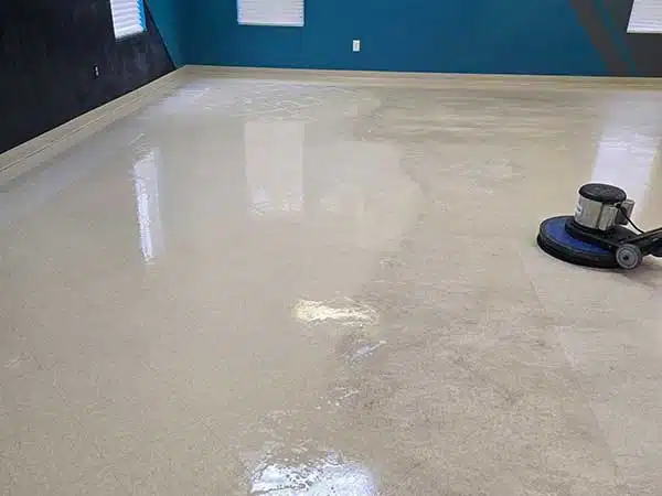 Polished Vinyl Composite Tile (VCT) Cleaning in Burlington